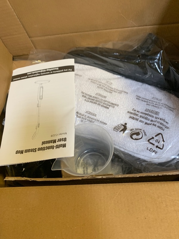 Photo 1 of 12-in-1 Steam Mop, Detachable Handheld Steam Cleaner for Home, 23FT Cord, 3 Steam Modes & LED Display, Steam Mops for Floor Cleaning, Bathroom, Windows, Sofas, Clothes, Tile Grout, Carpets, Furniture