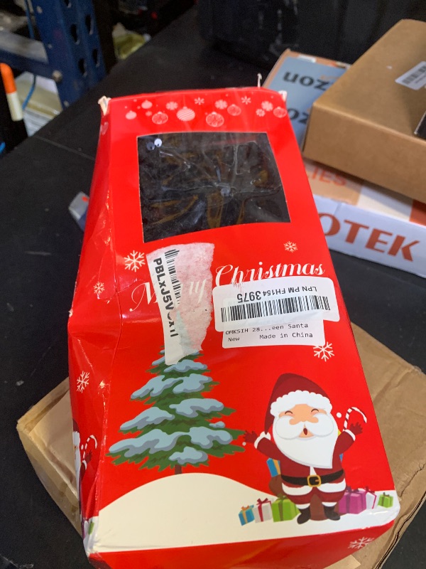 Photo 1 of OMKSIH Black Tree Collar 28.8 Inch Large Christmas Tree Collar Box for 8FT Artificial Tree Paillette Glitter Tree Skirts Velvet Christmas Tree Rings Xmas Tree Base Basket for Xmas Decoration
