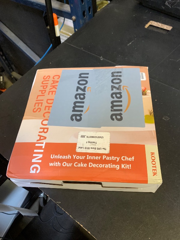 Photo 1 of Kootek 71PCs Cake Decorating Kit, Baking Supplies Tools - Includes Cake Stand Turntable, 12 Icing Piping Tips Set, 2 Frosting Spatulas, 3 Scrapers, 50+2 Piping Bags, Coupler, Video Tutorial, Booklet