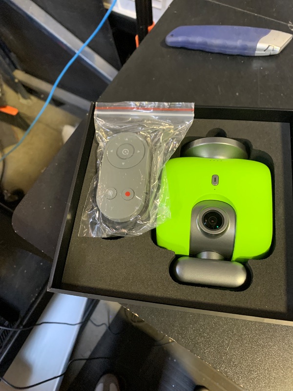 Photo 1 of XbotGo Chameleon AI Auto Sports Action Camera - 4K 60FPS Soccer Camera and Basketball Tracking Camera for Team Sports, Live Streaming, No Subscription, Works with iOS & Android (Lemon Green)