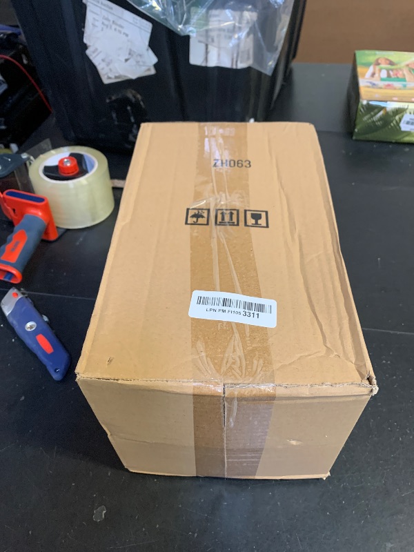 Photo 1 of T4U 7 Inch Plastic Self Watering Planter with Water Level Indicator White Set of 4, Modern Decorative Planter Pot for All House Plants, Flowers, Herbs, African Violets, Succulents