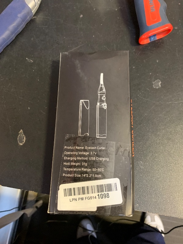 Photo 1 of Heated Eyelash Curler, 2-in-1 Clip-Type Design, 3 Temperature Modes, USB Rechargeable Electric Eyelash Curler, Natural Curling, Brown Black EB