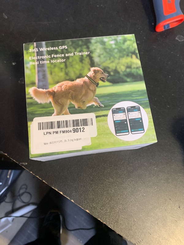 Photo 1 of WEUYUY GPS Wireless Dog Fence & Training Collar – No Subscription, App Geo-Fence 3280ft, 60-164ft Bluetooth Training, 3 Correction Modes, Auto Sleep/Wake, Long Battery Life
