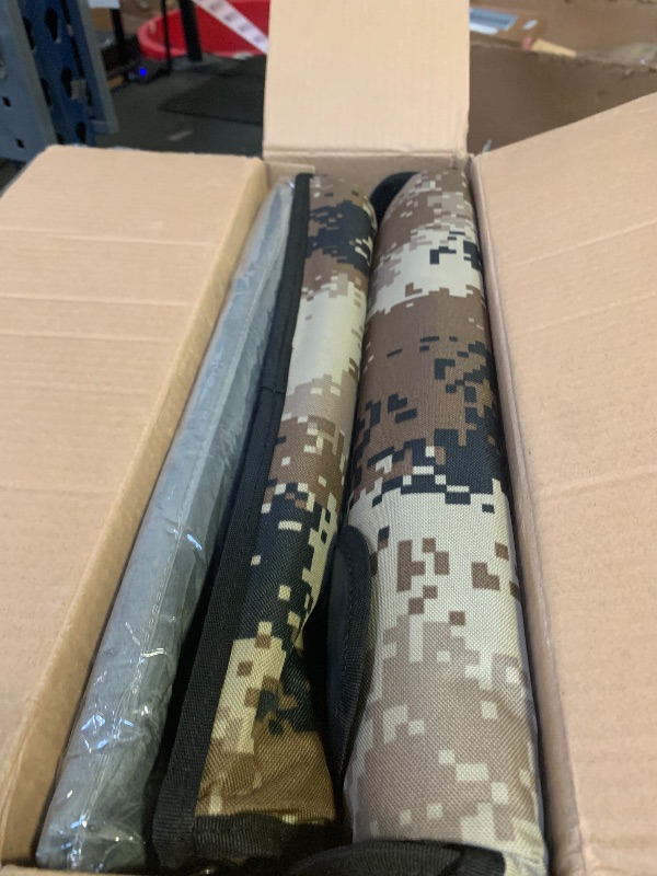 Photo 1 of Indestructible Heated Cat House for Outside Cats Winter, 100% Weatherproof, Safe Escape Door, Insulated Outdoor Cat Shelter with Heater for Feral Barn Cat Kitty (Desert Camouflage, 13"x17"x12.6")