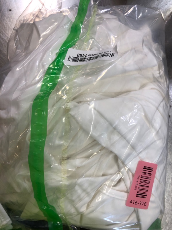 Photo 1 of Bhome Maternity Dress for Photoshoot Cut-Out Backless Side Split Maternity Maxi Gown for Photoshoot White M