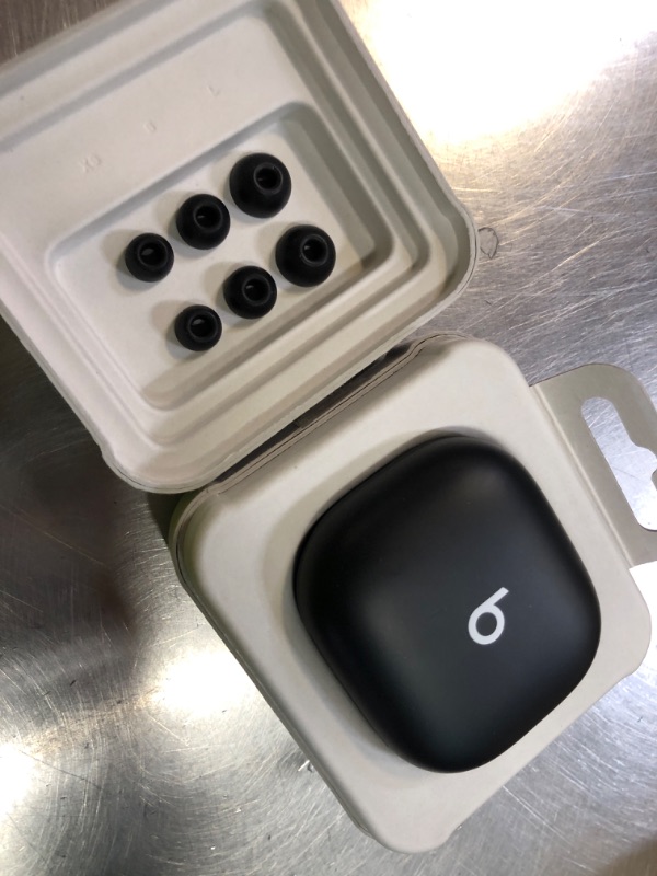 Photo 1 of Beats Powerbeats Fit - Wireless Noise Cancelling Workout Earbuds with Secure-Fit Wingtips, Up to 30-Hour Battery Life, Sweat & Water Resistant, Apple & Android Compatible - Jet Black