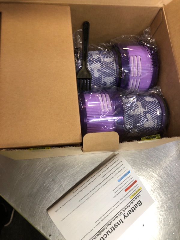 Photo 1 of MTYSP V12 Battery Replacement, Upraded 4000mAh Batteria Compatible with V12 Detect/Slim/Absolute/Fluffy SV46 Series Vacuum Cleaner Part No. 965470-01 (Not for SV12)