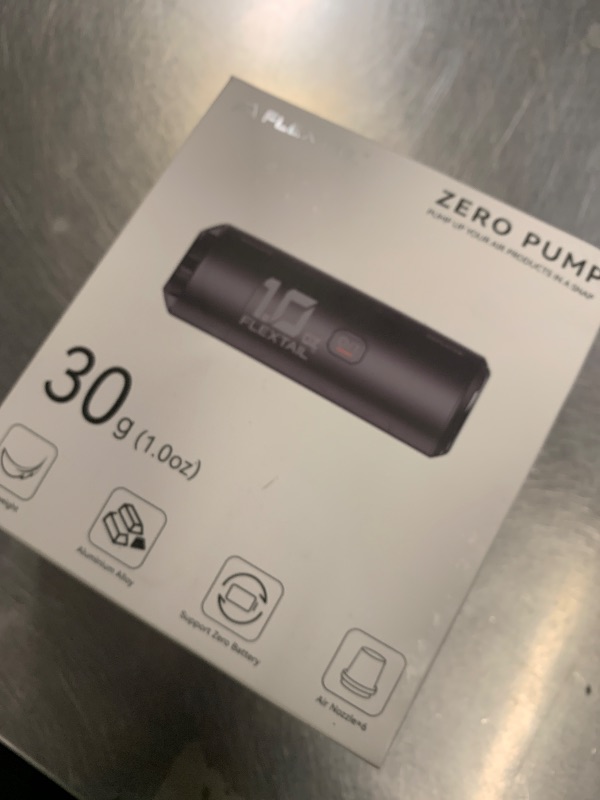 Photo 1 of FLEXTAILGEAR Zero Pump Air Pump for Inflatables, 1.2 oz Ultra-Mini Electric air Pump Portable Air Mattress Pump, Rechargeable Air Pump for Pool Floats Air Bed Air Mattress