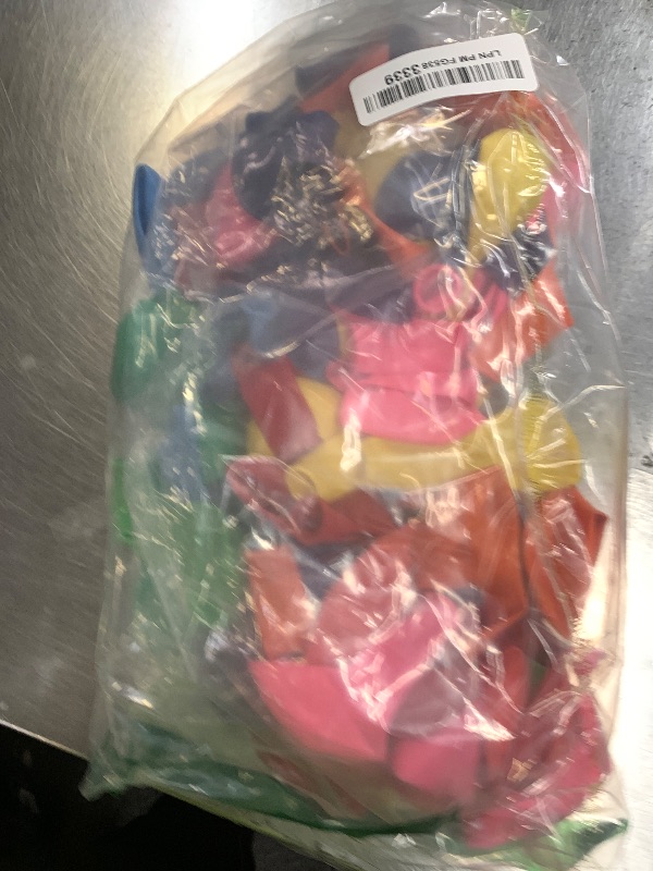 Photo 1 of 100 PCS Balloons, 12 Inch Assorted Colors Balloon & 10 Kinds of Color Balloons, Latex Balloon Bulk for Birthday, Baby Shower, Wedding, Family Party.