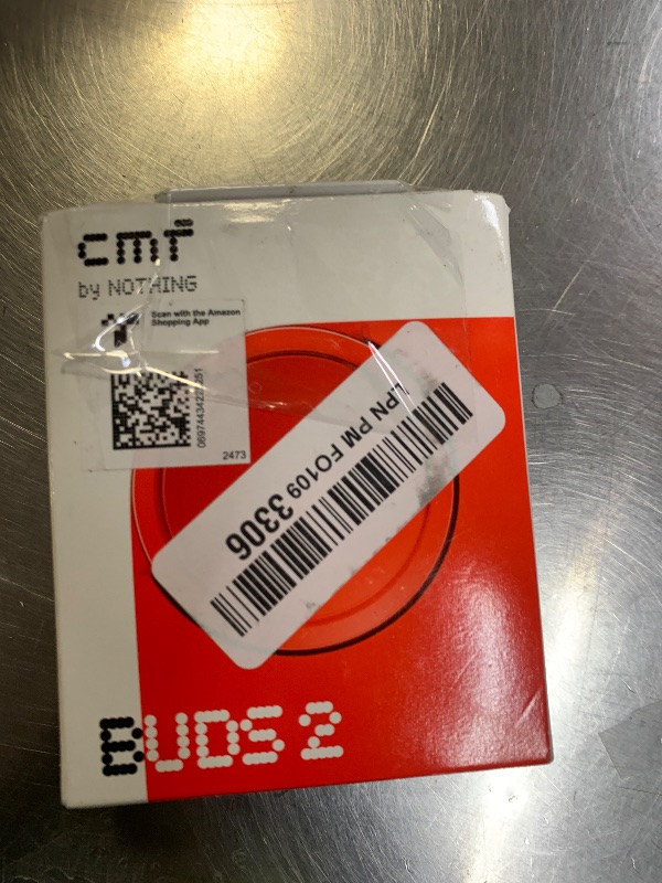 Photo 1 of CMF by Nothing Buds 2 48dB Hybrid ANC True Wireless Earbuds, Strong and Comfort Noise Cancelling, Ultra Bass and Dirac Sound, in-Ear Detection, 55H Playtime, 6ENC Mics, Bluetooth 5.4 Light Orange