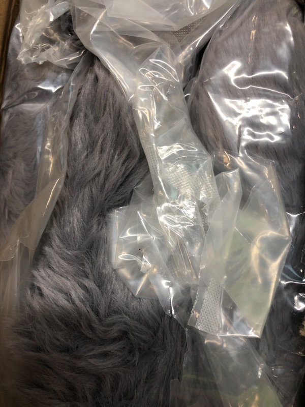 Photo 1 of Heated Blanket Throw, Fast Heating Blanket Throw with 1/2/4/6/9/12 Hours Auto-Off 8 Heat Level, 50'' * 60'' Cozy Faux Rabbit Fur Bubble Blanket, Soft Fluffy Warm Blanket(Dark Grey)