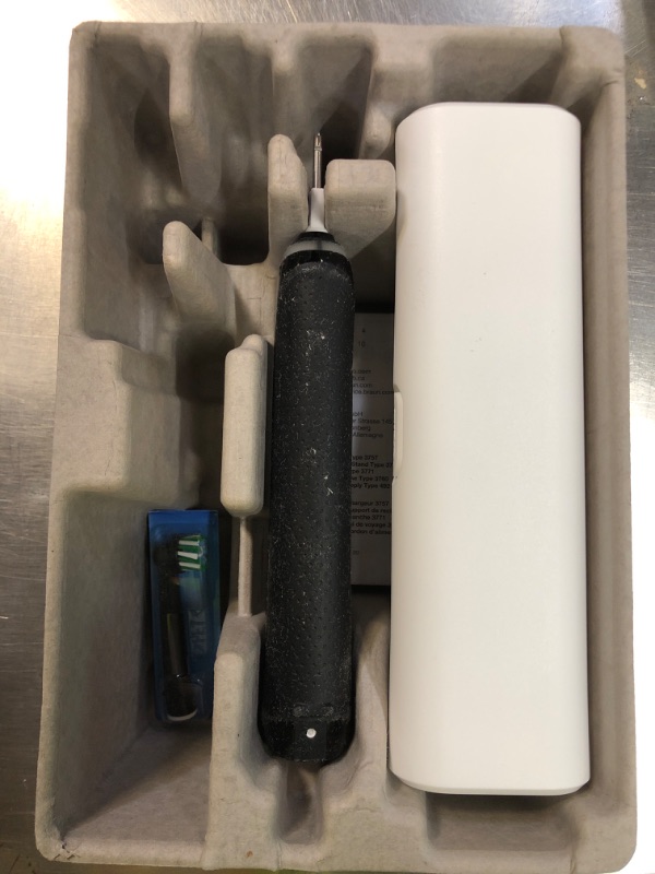 Photo 1 of Oral-B Genius X Limited Rechargeable Electric Toothbrush with 1 Replacement Brush Head, Travel Case, Midnight Black