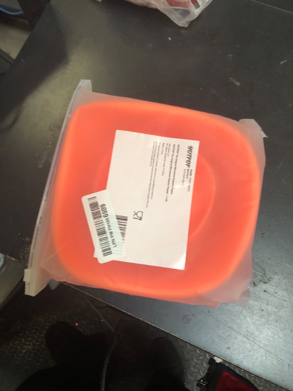 Photo 1 of The Original Hotpop Microwave Popcorn Popper, Silicone Popcorn Maker, Collapsible Bowl BPA-Free and Dishwasher Safe- 20 Colors Available (Orange)