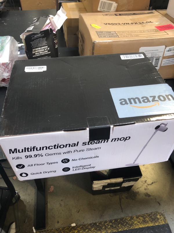 Photo 1 of 11-in-1 Steam Mop - Detachable Handheld Steam Cleaner with 380mL Tank, 260? Floor Steamer for Hardwood, Tile, Grout, Windows, Bath & Kitchen - 3-Level Steam Control, Multi-Purpose Floor Steam Cleaner