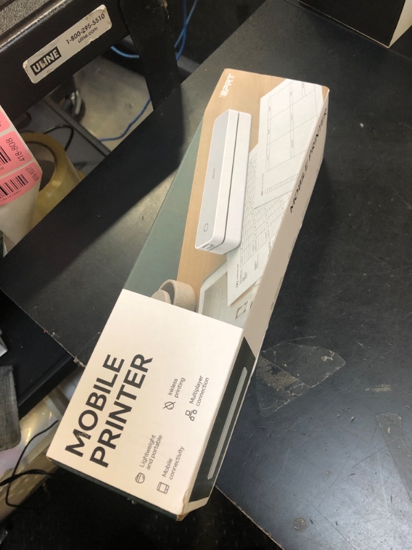 Photo 1 of iDPRT Portable Thermal Printers Small Compact Inkless Wireless Printer for Home, Office & Vehicles, 300DPI, Support 8.5" x 11" Length US Letter A4&A5 Size, for Smartphone, PC, Black White Printing