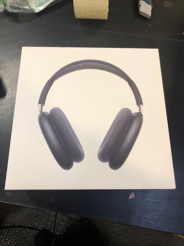 Photo 1 of Apple AirPods Max Wireless Over-Ear Headphones, Pro-Level Active Noise Cancellation, Transparency Mode, Personalized Spatial Audio, USB-C Charging, Bluetooth Headphones for iPhone - Midnight