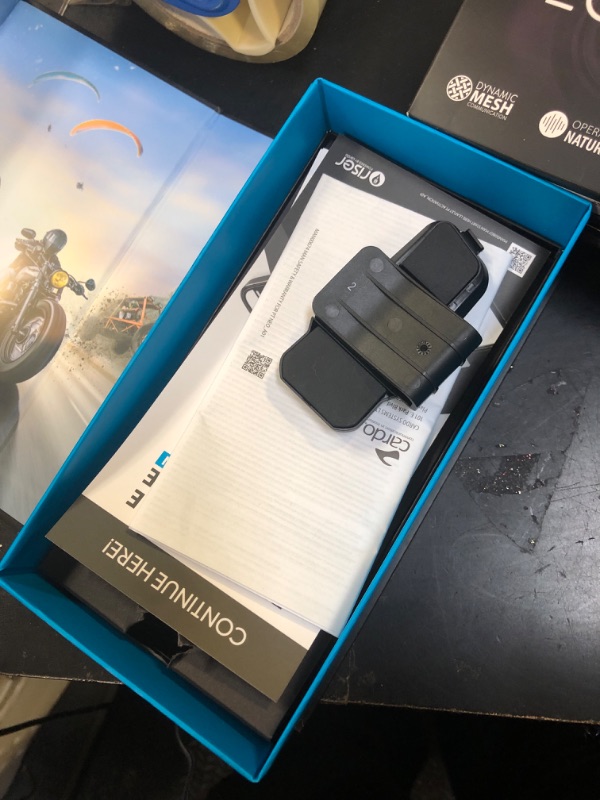 Photo 1 of Cardo Packtalk Neo Motorcycle Helmet Communication Intercom System, Waterproof, 2nd Generation Mesh - Connect Up to 15 Riders, Natural Voice Operation, 40mm High Definition Speakers - Single Pack