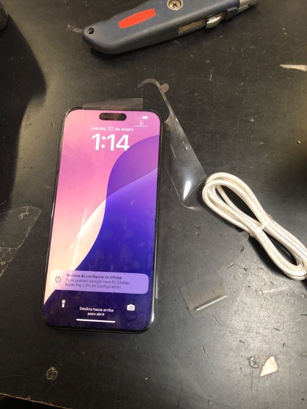 Photo 1 of Apple iPhone 15 Pro Max, 512GB, Black Titanium - Unlocked (Renewed)