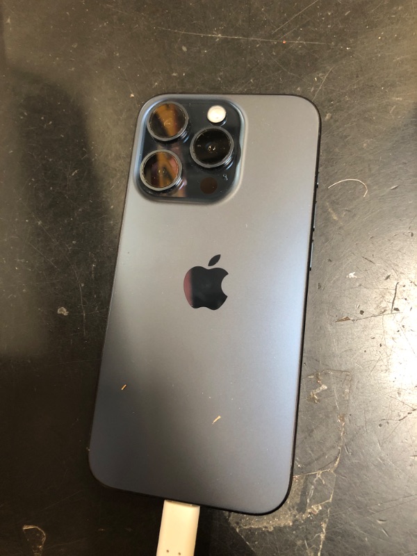 Photo 1 of Apple iPhone 15 Pro, 1TB, Blue Titanium - Unlocked (Renewed)