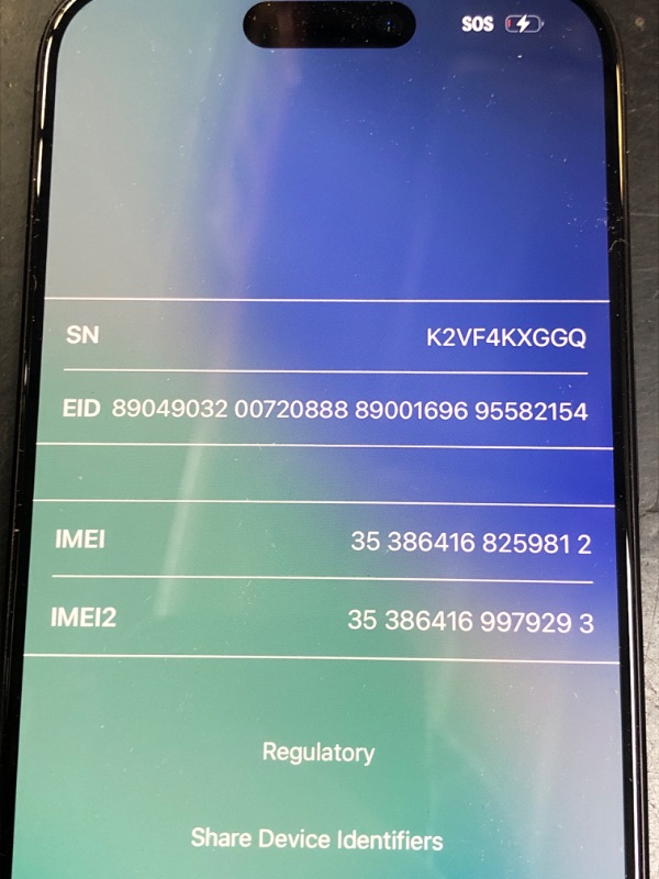 Photo 1 of Apple iPhone 15 Pro, 1TB, Blue Titanium - Unlocked (Renewed)