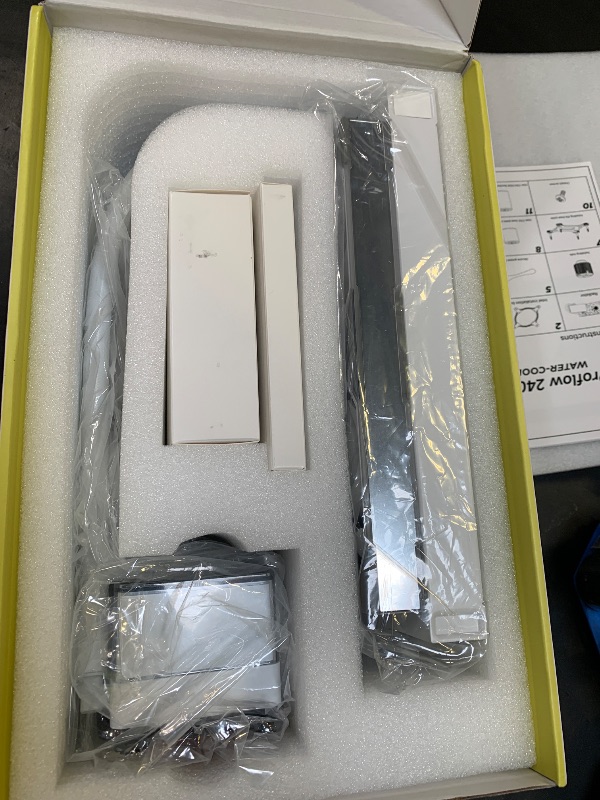 Photo 1 of Jungle Leopard PF 240 CPU Water AIO Cooler Liquid Cooling|5.5-inch LCD Magnetic Screen|360mm ARGB Infinity Mirror 2000RPM PWM Fan|Lower Noise ?30DBA|for LGA1851/1700/1200/115X/AM4/AM5(White)