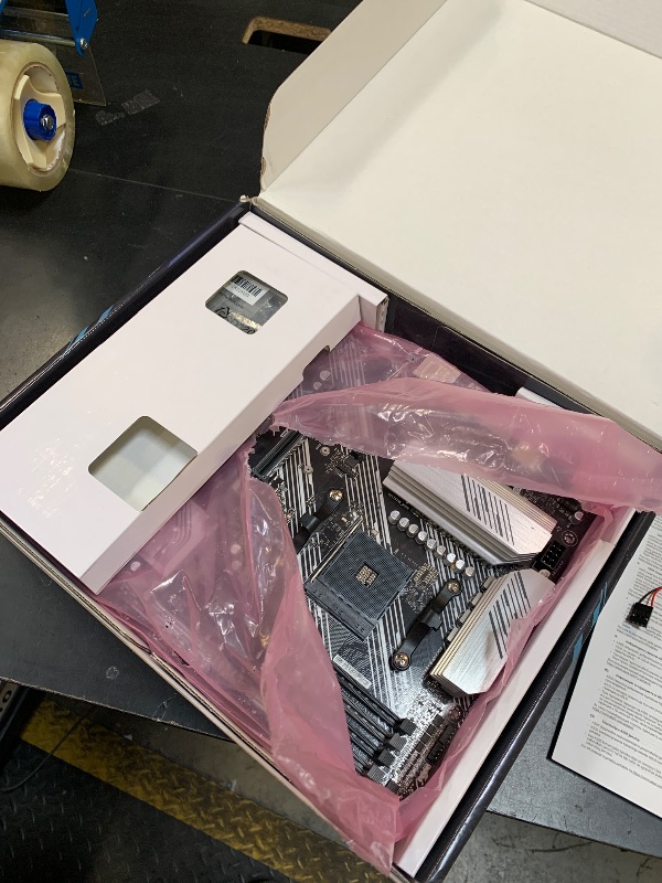 Photo 1 of ASUS Prime B550-PLUS AC-HES AMD AM4 (3rd Gen Ryzen) ATX Motherboard (Dual M.2, PCIe4.0, WIFI5, 1Gb Ethernet, SATA 6 Gbps, USB 3.2 Gen 2 Type-C, Front USB 3.2 Gen 1 Type-C and CEC Tier II Ready)