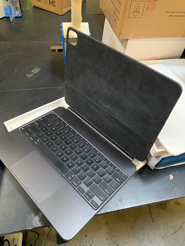 Photo 1 of Apple iPad Magic Keyboard Case for iPad Pro 13-inch (M4), Great Typing Experience, Built-in Trackpad, Function Row, US English - Black