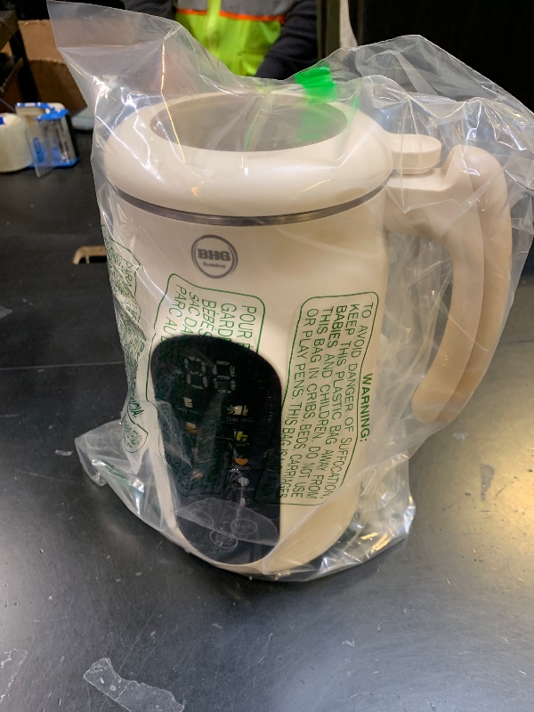 Photo 1 of 10-in-1 Nut Milk Maker Machine, 42oz Automatic Nut Milk Maker with LED Touch Screen, Self-Cleaning, 12H Delay Start, Keep Warm, Automatic for Soy/Oat/Almond Milk, Juice,Coconut,Plant Base & Boil Water
