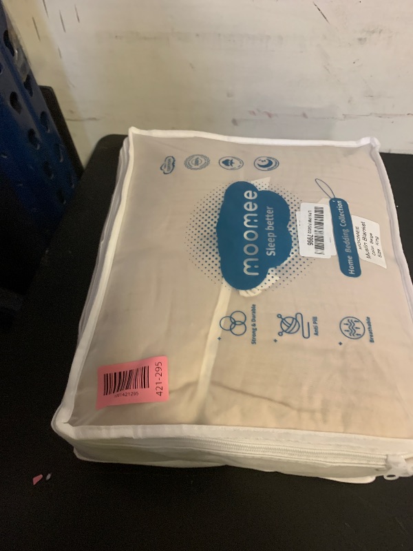 Photo 1 of MooMee Muslin Blanket - 100% Cotton 4-Layer Gauze Throw Blanket with All-Around Fringe, Ultra-Soft Breathable Lightweight Cooling Decorative for Bed, Sofa & Couch (Beige,King 104" x 90")