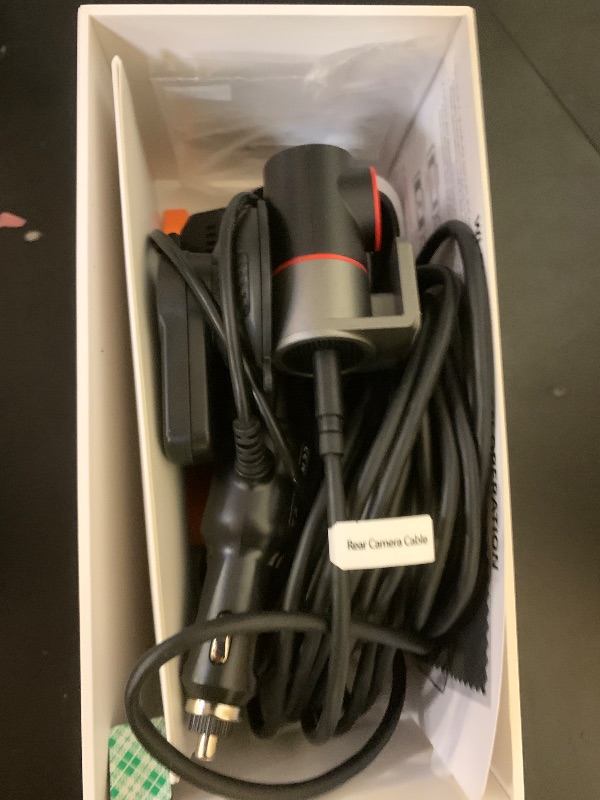 Photo 1 of TERUNSOUl 4K+4K+1080P 3 Channel Dash Cam Front and Rear with Cabin, Free 128GB Card Included, 5.8GHz WiFi6 - up to 20MB/s, IR Night Vision, Built-in GPS, G-Sensor, 24H Parking Mode, Support 512GB Max