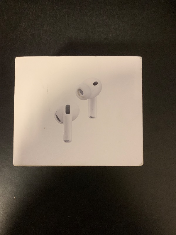 Photo 1 of Apple AirPods Pro 3 Wireless Earbuds, Active Noise Cancellation, Live Translation, Heart Rate Sensing, Hearing Aid Feature, Bluetooth Headphones, Spatial Audio, High-Fidelity Sound, USB-C Charging