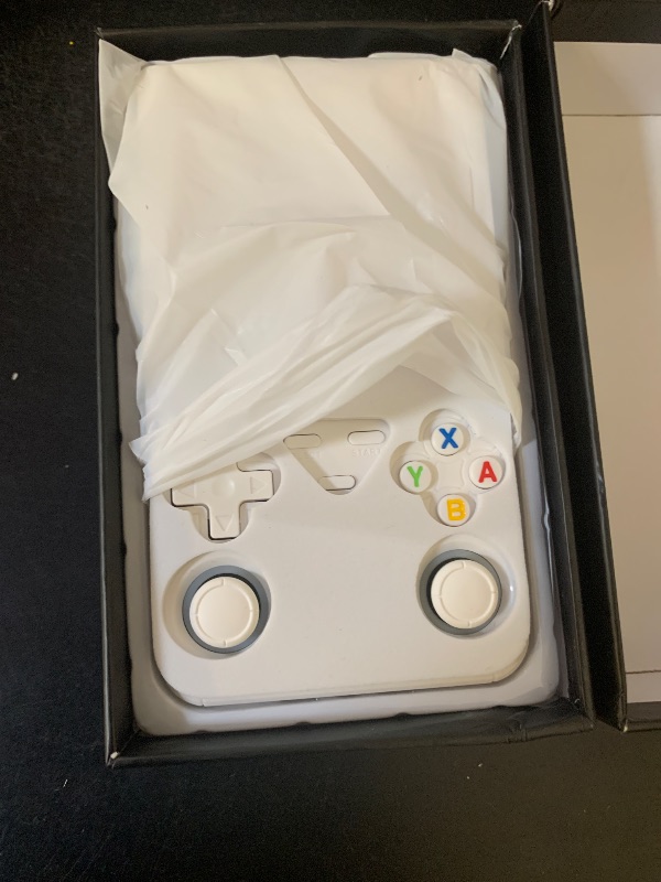 Photo 1 of Blorkbuy R36 Ultra Retro Handheld Game Console-2025 Model with 128GB, 4-Inch IPS Screen, Over 30K Games Mini Video Games Console, Supports 23 Emulators, Linux-Based Retro Gaming Console (White)