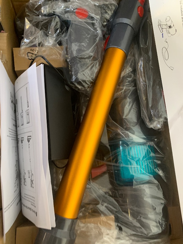 Photo 1 of Clinkal Cordless Vacuum Cleaner: 40KPA Powerful Suction Cordless Stick Vacuum Cleaners for Home, Anti-Tangle Brush, Lightweight, 6-in-1 Rechargeable Vacuum for Pet Hair/Carpet/Hard Floor(Green)