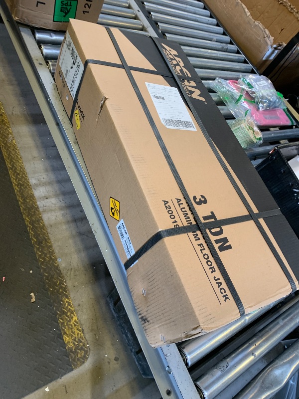 Photo 1 of ARCAN 3-Ton Quick-Rise Aluminum Floor Jack with Dual Pump Pistons, Reinforced Lift Arm, Side-Mount Handle, 3.75"–18" Lift Range, Updated Model A20019