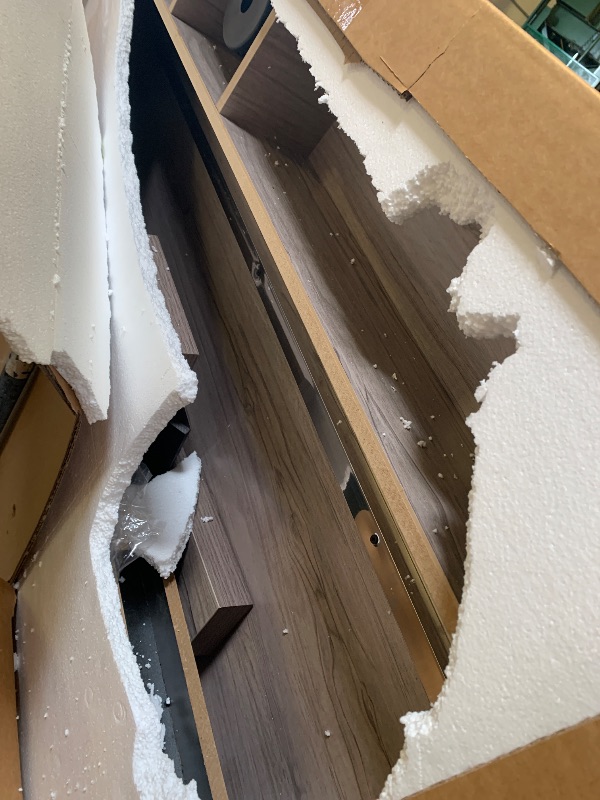 Photo 1 of  Garvee Classic 7 FT Pool Table for Sports Fans – 84" Billiard Table with Black Felt, Rustic Grey Wood, Home or Office Game Room Equipment
