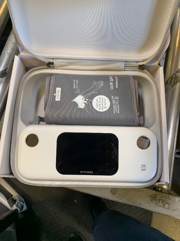 Photo 1 of Withings BPM Vision – Smart Arm Blood Pressure Monitor | FDA-Cleared | Easy-to-use, Accurate Systolic & Diastolic Measurements, Wide Range Cuff | Wi-Fi & Bluetooth | iOS & Android | FSA/HSA