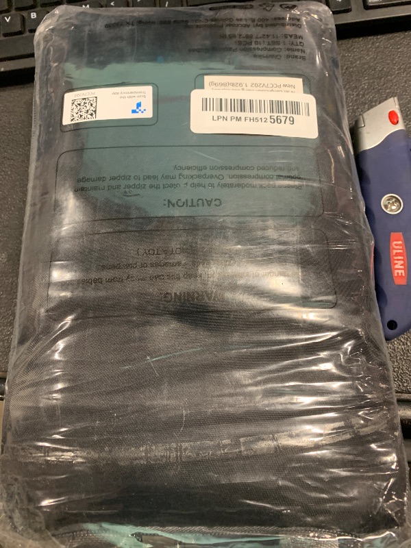 Photo 1 of 10 Set Compression Packing Cubes for Travel Essentials,Compressible Expandable Packing Cubes for Suitcase,OlarHike Luggage Organizer Bags for Travel,Handy Helper for Organizing Clothes(Black)