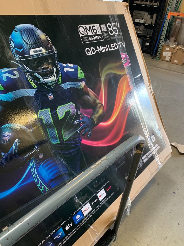 Photo 1 of TCL 85 Inch Class QM6K Series | Mini LED QLED 4K HDR | 85QM6K, 2025 Model | 120HZ-144HZ High Brightness Smart Google TV Dolby Atmos Onkyo Audio | Voice Remote Alexa Gaming Streaming Television