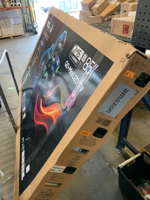Photo 1 of TCL 85 Inch Class QM6K Series | Mini LED QLED 4K HDR | 85QM6K, 2025 Model | 120HZ-144HZ High Brightness Smart Google TV Dolby Atmos Onkyo Audio | Voice Remote Alexa Gaming Streaming Television