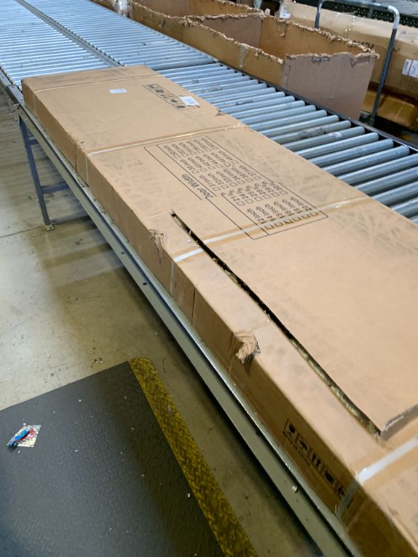 Photo 1 of Bifold Barn Door 60" x 84", MDF Bi-Fold Sliding Closet Doors with Hardware Kit Included, Pre-Finished Easy Assembly, Water-Proof PVC Surface & Save Space, H-Frame, 68" Track for 4 Doors,White