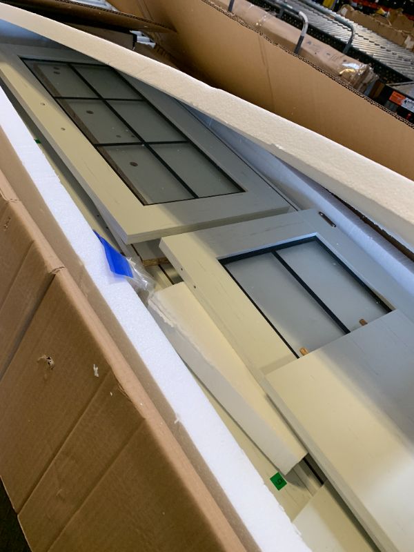 Photo 1 of Garvee Fireplace TV Stand with 3-Sided Glass & Adjustable LED Flame,Glass Doors & Storage Shelves for TVs,Electric Fireplace Modern Entertainment Center Console Table Cabniet,for TVs up to 85",75"