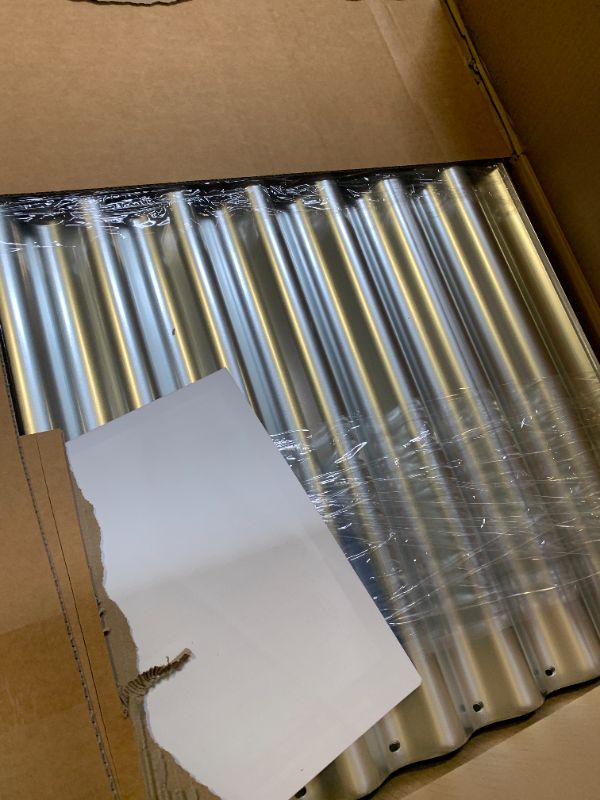 Photo 1 of Land Guard 2 Pack 6×3×2 ft Galvanized Metal Raised Garden Bed, 2FT Deep Root Elevated Planter Box Steel Large Vegetable Flower Bed Kit, Silver