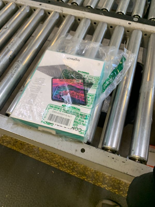 Photo 1 of Logitech Combo Touch iPad 10th Gen Case, Detachable Keyboard, Large Precision Trackpad, Backlit Keyboard, Smart Connector - Oxford Gray