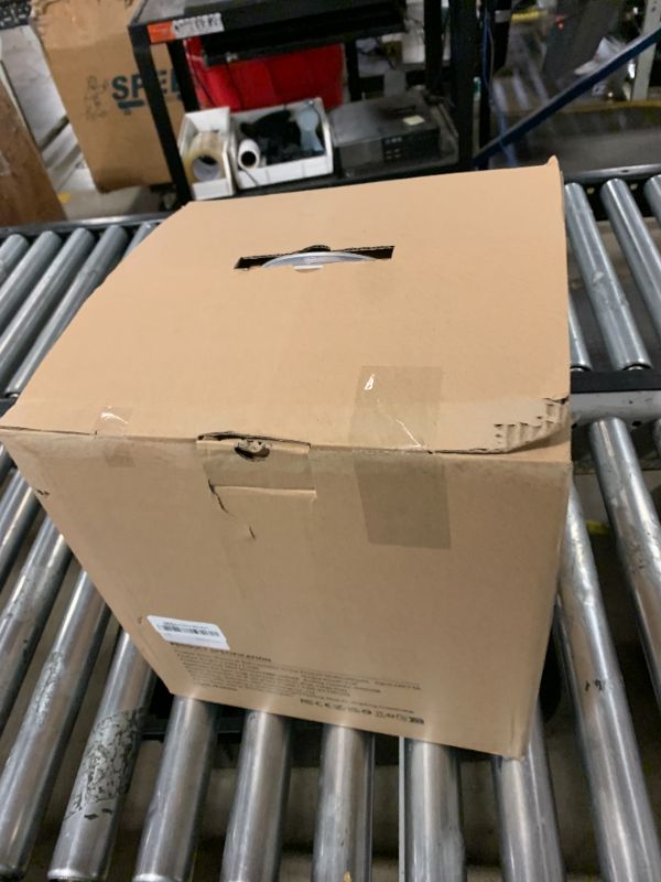 Photo 1 of uahpet Automatic Ball Launcher for Dogs with Obstacle Detection, 20ft-80ft Adjustable Distances Ball Thrower Launcher for Medium & Large Dogs, with 3 Balls (2.5 inches)