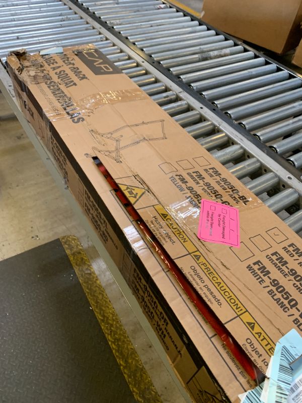 Photo 1 of CAP Barbell Power Rack with Pull Up Bar & Attachments - Squat Rack & Strength Training Power Cage for Home Gym - Red