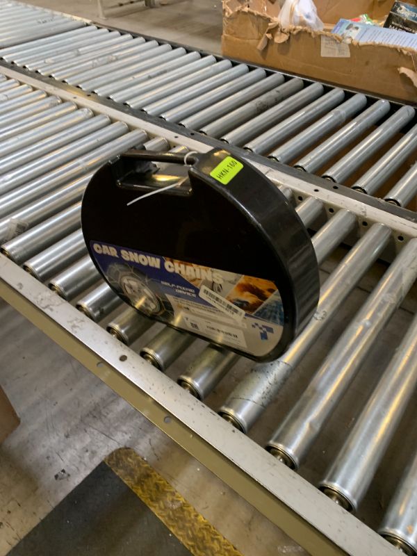 Photo 1 of Snow-Chains Auto Fixing 1 Min Quick Fit Easy Installation Tire-Chains, Portable Reusable Universal Emergency Tire Traction Chain for Passenger Car, Pickup Trucks and SUV - Set of 2 (HKN-160)