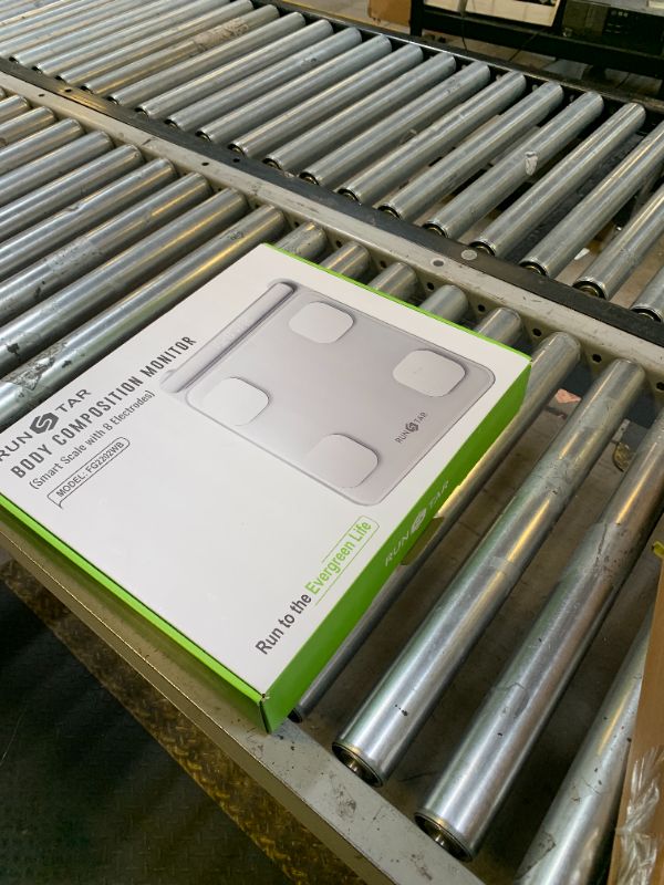 Photo 1 of RunStar Smart Scale for Body Weight and Fat Percentage FSA&HSA Eligible, 8-Electrode Digital Bathroom Scale with BMI, Body Fat & Muscle Mass to 28 Body Composition and Printable Body Analysis Report