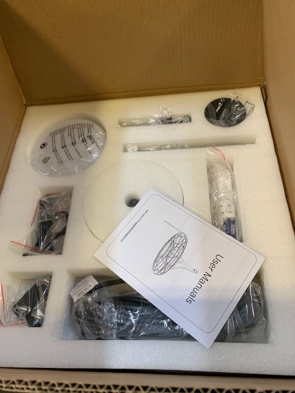 Photo 1 of ZMISHIBO Outdoor Ceiling Fans with Light for Patios,Waterproof Gazebo Fan with Remote Control Smart App,3CCT Dimmable,Plug in Caged Ceiling Fan with Pull Chain for Porch Pergola,Black