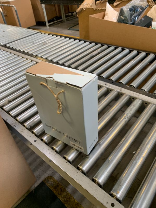 Photo 1 of AiAngu Luxury Mulberry Silk Modal King Size Sheet Set 4pc, Ultra Breathable & Cooling Bed Sheets for Hot Sleepers, Hotel Luxury Silky Bedding Sheets, 16" Deep Pocket(King,White)