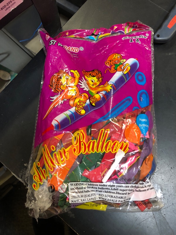 Photo 1 of 100PCS Rocket Balloons Plus 1 Easy-To-Use Pump | Flying Balloon, Whistling Noise, Multicolor Long Balloons Kit | Balloon Arch Kit, Birthday, Halloween, Gender Reveal Party Dec. (Pump Color May Vary)